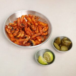 خوراک قارچ و سیب زمینی